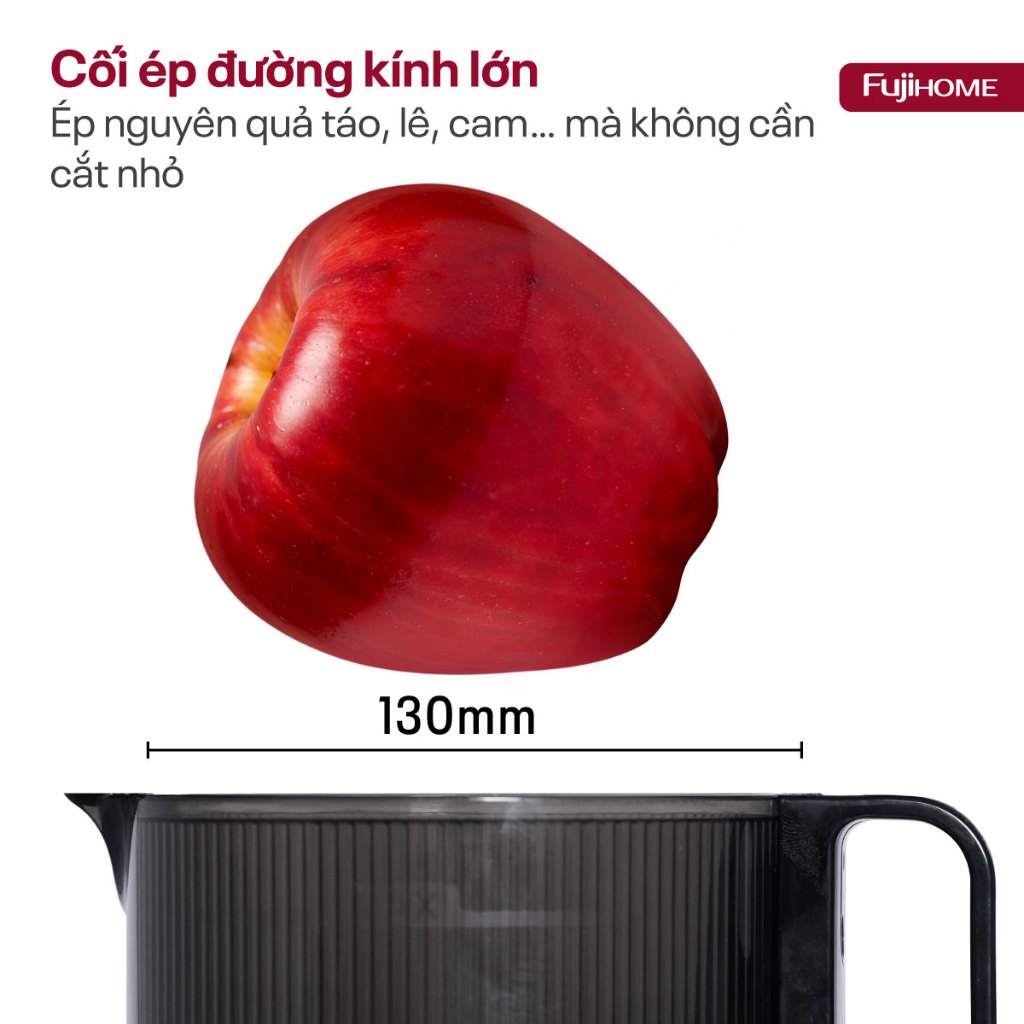 Máy ép trái cây nguyên quả FUJIHOME SJ50C Nhập Khẩu, Máy ép chậm thiết kế thông minh, ép trọn dinh dưỡng