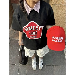 Áo thun MMESTLINE "CRIMSON" form Boxy vải Premium Cotton