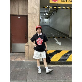 Áo thun MMESTLINE "CRIMSON" form Boxy vải Premium Cotton
