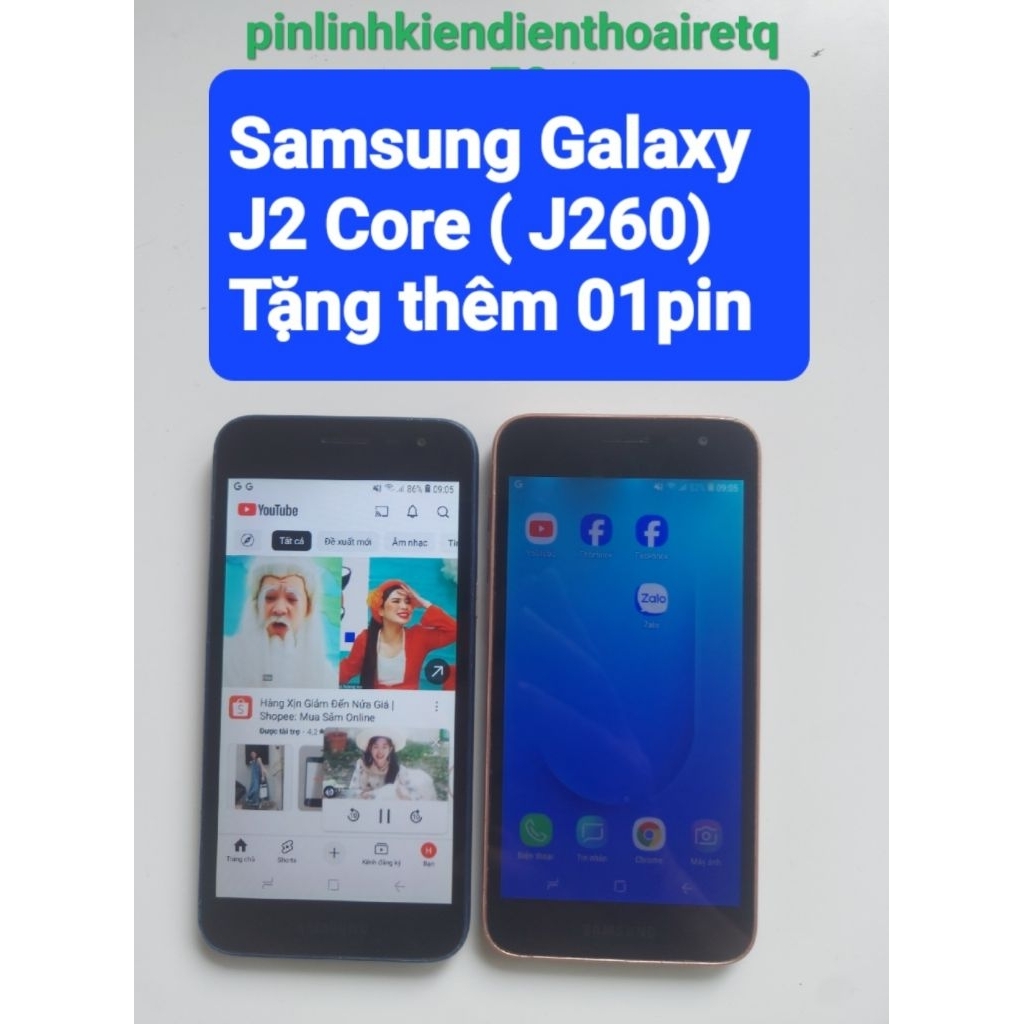 [Tặng thêm 01 pin ] Samsung Galaxy J2 Core j260 dùng 2 sim 4g vỏ đã qua ...