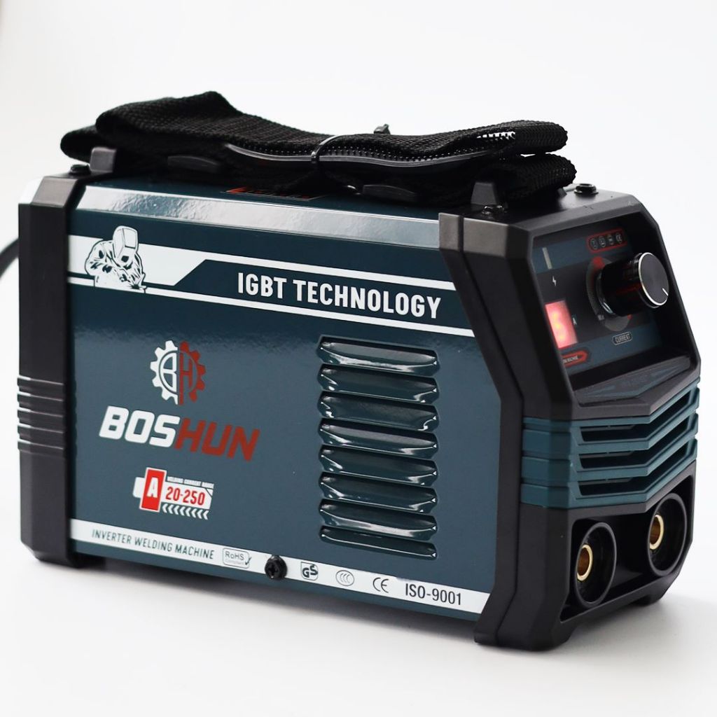 Máy Hàn Điện Tử Mini BOSSUN MMA-250IGBT , INVERTER IGBT, Lõi Đồng, Hàn Que 1.6-3.2mm