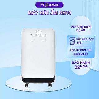 Fujihome DH10 – Máy Hút Ẩm Nhỏ Gọn, Lọc Không Khí, Tiết Kiệm Điện