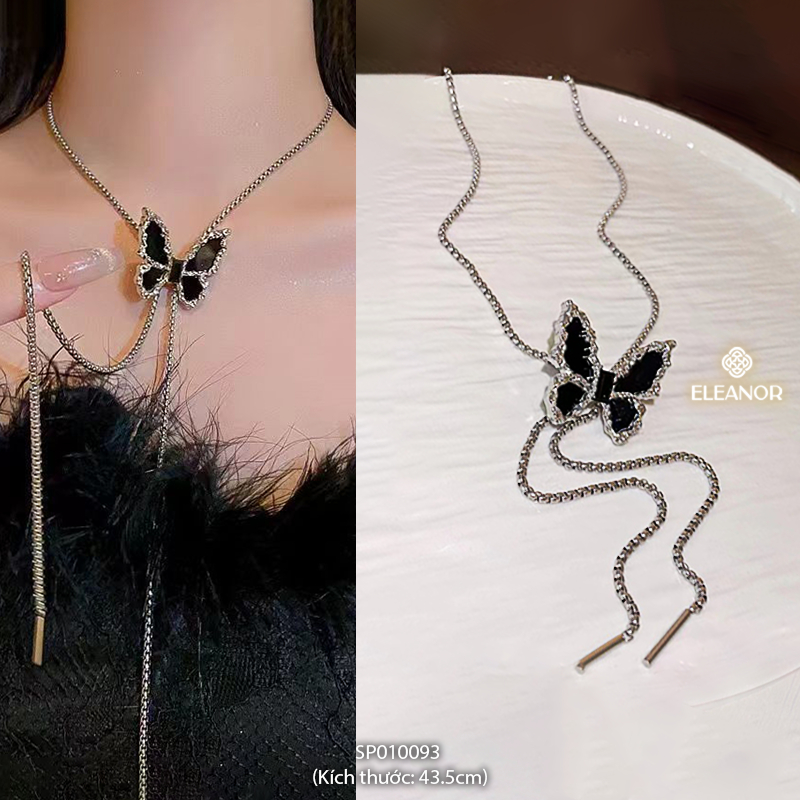 Dây chuyền nữ dây rút Eleanor Accessories dáng dài đa dạng kiểu dáng phụ kiện trang sức vòng cổ 9554