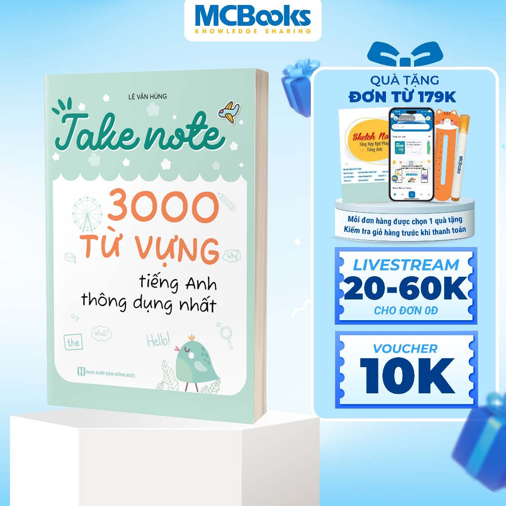 Sách - Takenote 3000 Từ Vựng Tiếng Anh