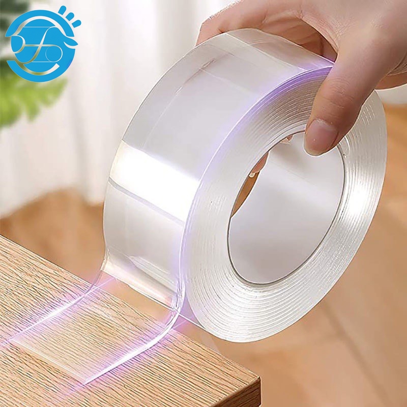 Băng Dính 2 Mặt Nano Trong Suốt Băng Dính 2 Mặt Siêu Dính Dán Cố Định Đồ Vật Không Thấm Nước Có Thể Tái Sử Dụng