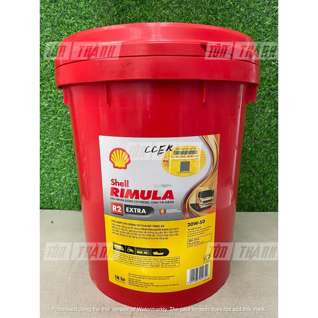 [HÀNG CHÍNH HÃNG] Dầu Động Cơ Diesel Shell RIMULA R2 Extra 20W-50 CF-4 ...