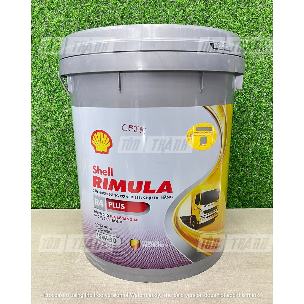 [HÀNG CHÍNH HÃNG] Dầu Động Cơ Disel Shell Rimula R4 PLUS 15W-50 CI-4 ...