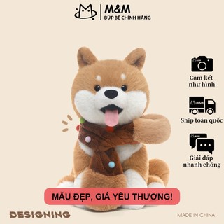 Đồ chơi nhồi bông chó Shiba Robert, búp bê chó dễ thương, gối ôm khi ngủ giao từ kho Hà Nội