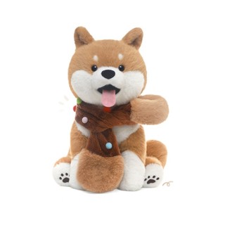 Đồ chơi nhồi bông chó Shiba Robert, búp bê chó dễ thương, gối ôm khi ngủ giao từ kho Hà Nội