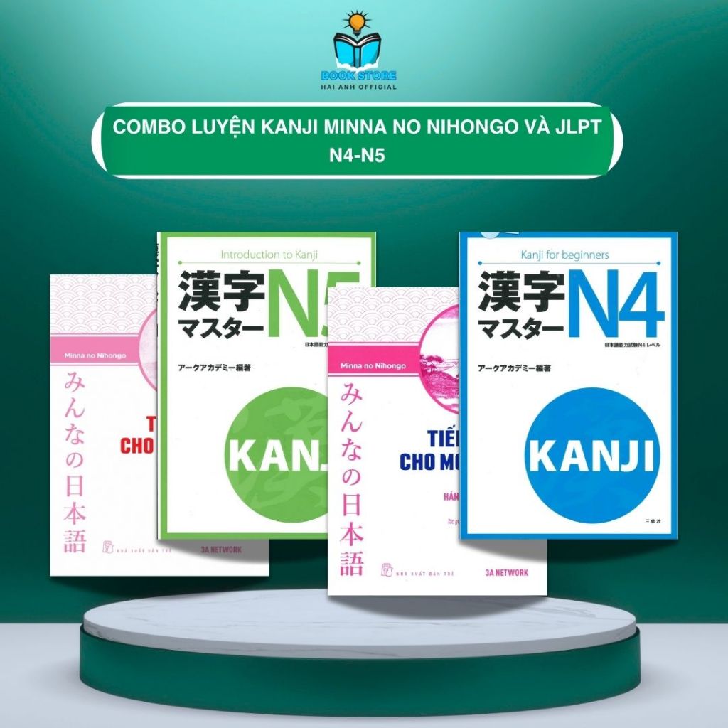 Sách tiếng Nhật - Combo học và luyện Kanji Minna No Nihongo và JLPT N4 ...