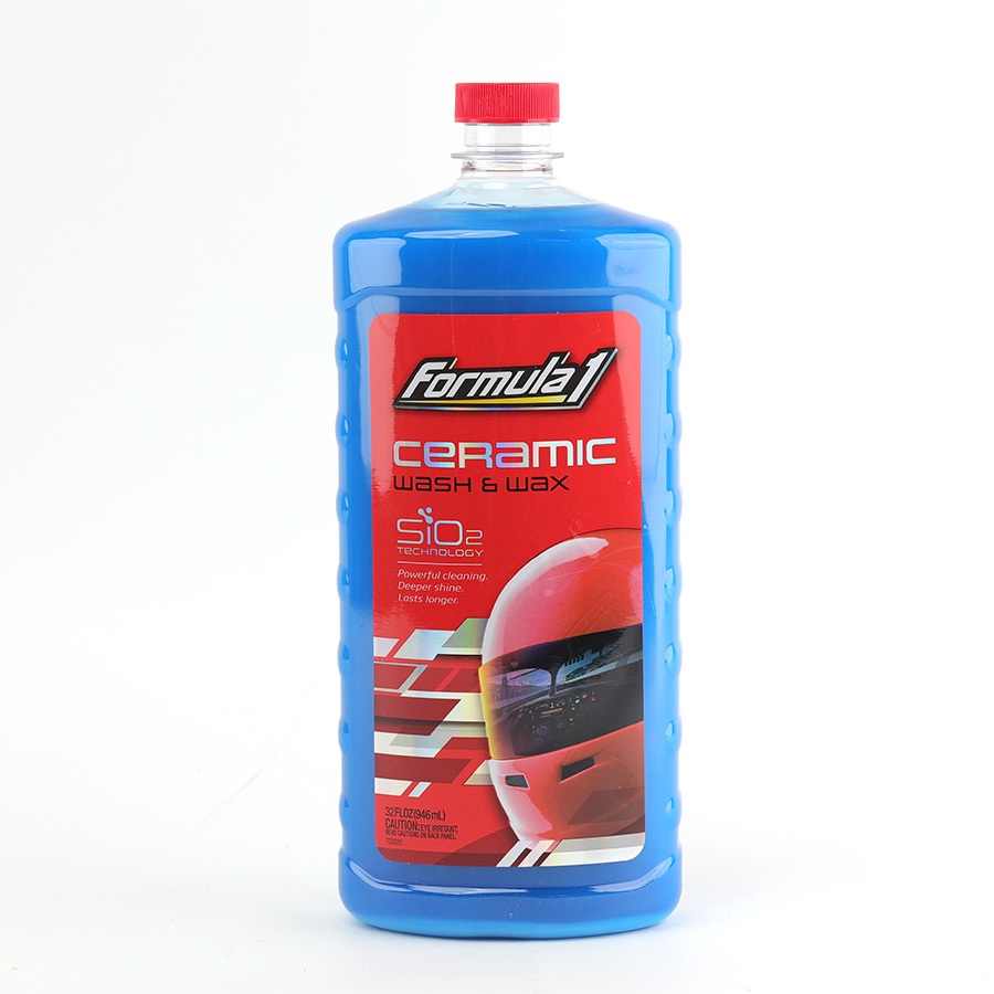 Nước Rửa Xe Ô Tô Xe Tải Xe Máy Đặm Đặc Phủ Ceramic SiO2 FORMULA 1 617700 946ml 2 Trong 1 Rửa & Phủ Bóng Chống Tia UV