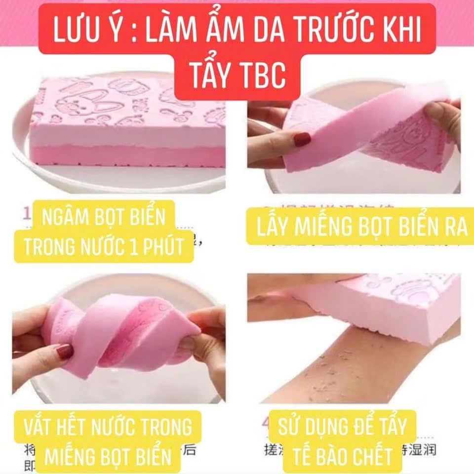 Mút Tắm Đa Màu Dễ Thương – Giúp Tẩy Da Chết Hiệu Quả, Kì Lưng Cực Mềm, Sạch Mịn Từng Lỗ Chân Lông