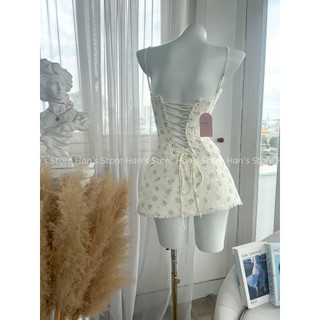 [HAN’S STORE] SET VÁY HOA NHÍ TÔNG VINTAGES CORSET MÙA HÈ CỰC XINH(ẢNH THẬT)