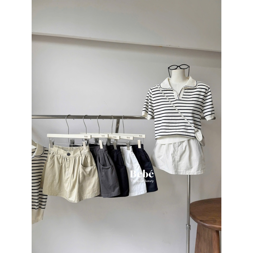 [𝐒𝐮𝐙𝐲] Chân Váy Dáng Ngắn Thô Bồng From BASIC MS867 QCCC Loại 1 (Dưới 55kg)