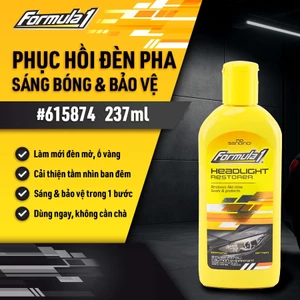 Kem Làm Sáng Đèn Xe FORMULA 1 615874 237ml Phục Hồi & Bảo Vệ Đèn Phù Hợp Cho Nhiều Dòng Xe Ô Tô Xe Hơi Xe Tải Xe Máy