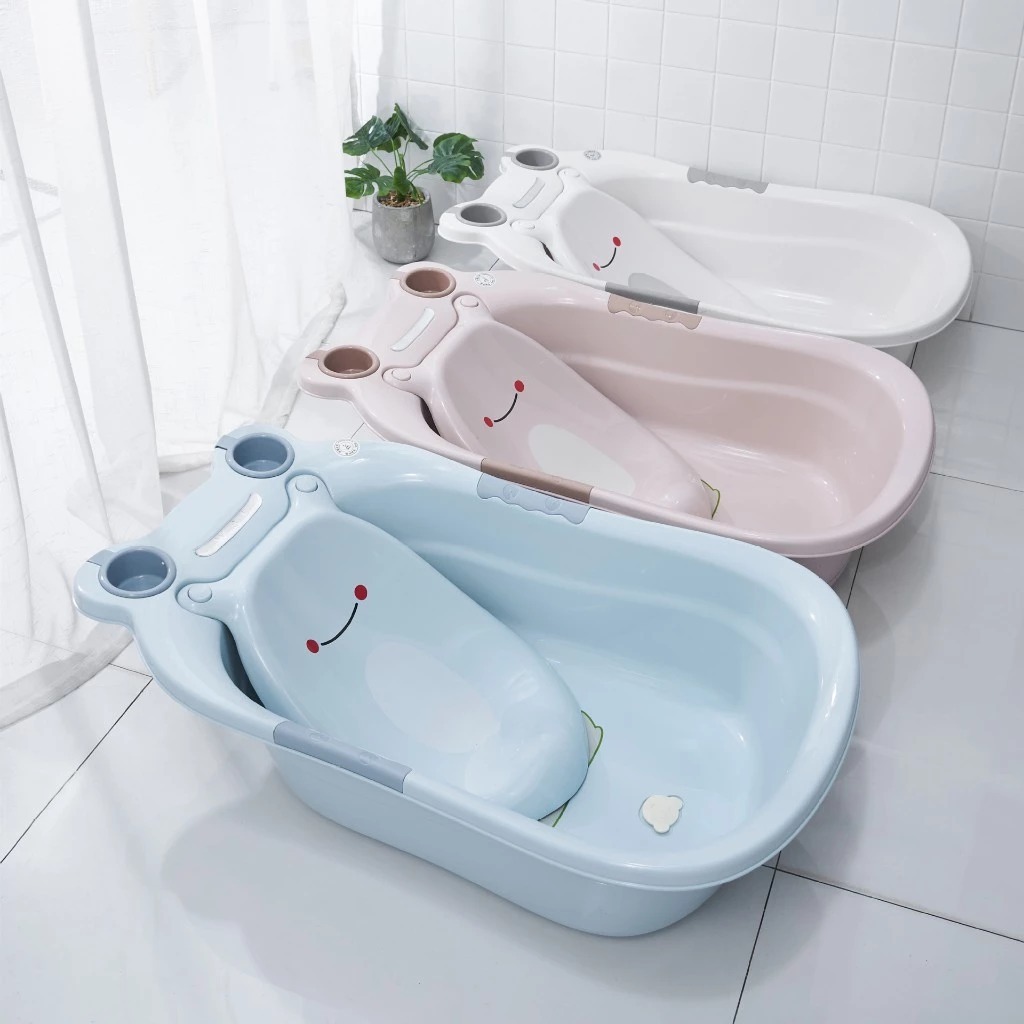 Chậu Tắm Cho Bé, Trẻ Sơ Sinh Dung Tích Lớn Hinh Con Ếch (mã gl9029)
