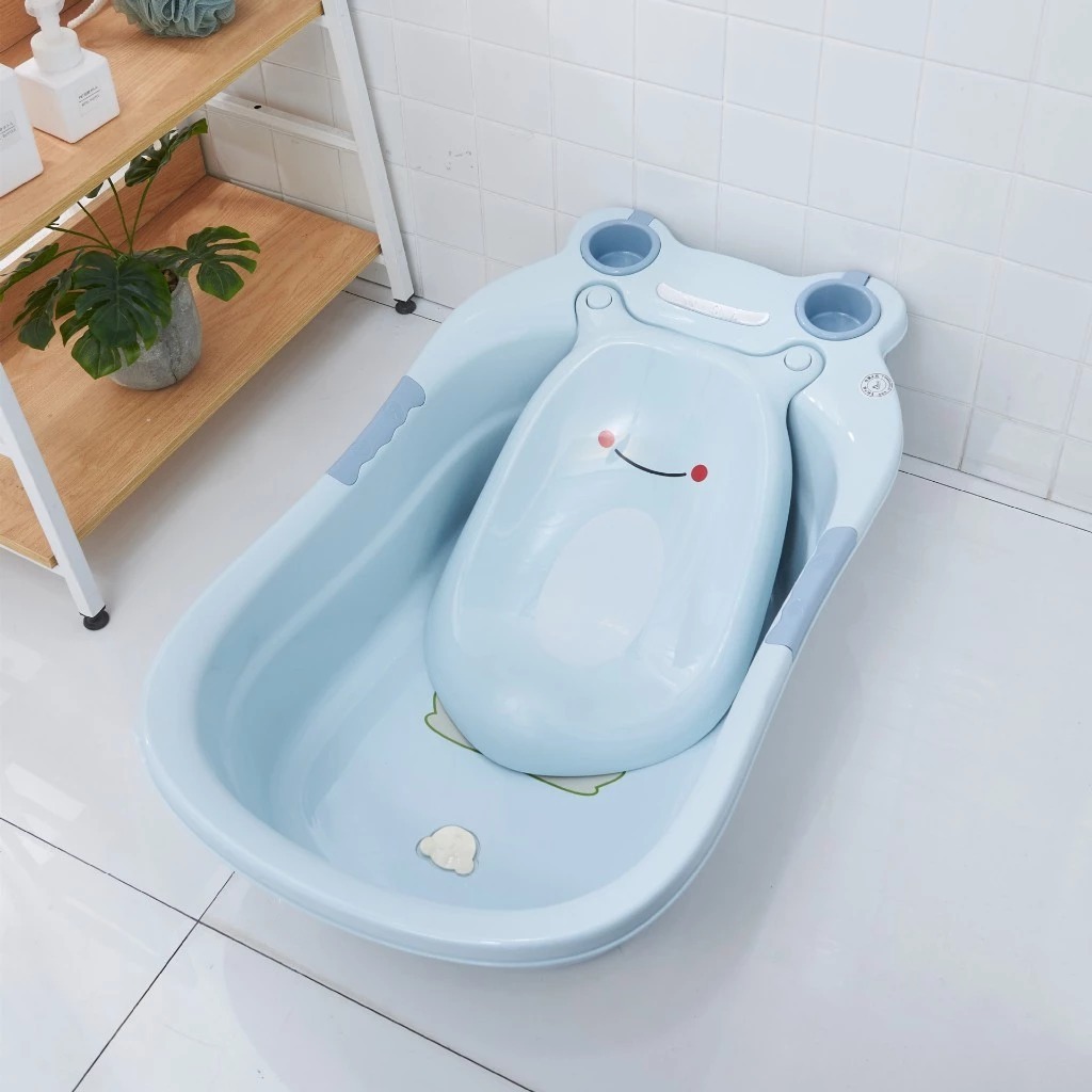 Chậu Tắm Cho Bé, Trẻ Sơ Sinh Dung Tích Lớn Hinh Con Ếch (mã gl9029)
