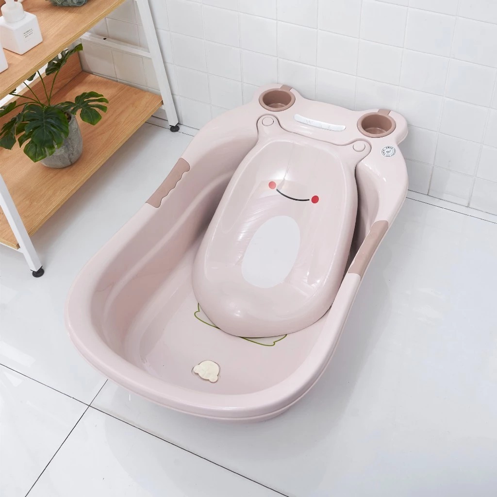 Chậu Tắm Cho Bé, Trẻ Sơ Sinh Dung Tích Lớn Hinh Con Ếch (mã gl9029)