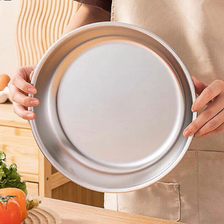 Đĩa inox Cao Cấp trơn kiểu Hàn Quốc 18CM - 30CM Chubby Chef dùng được trên bếp từ An toàn sức khỏe