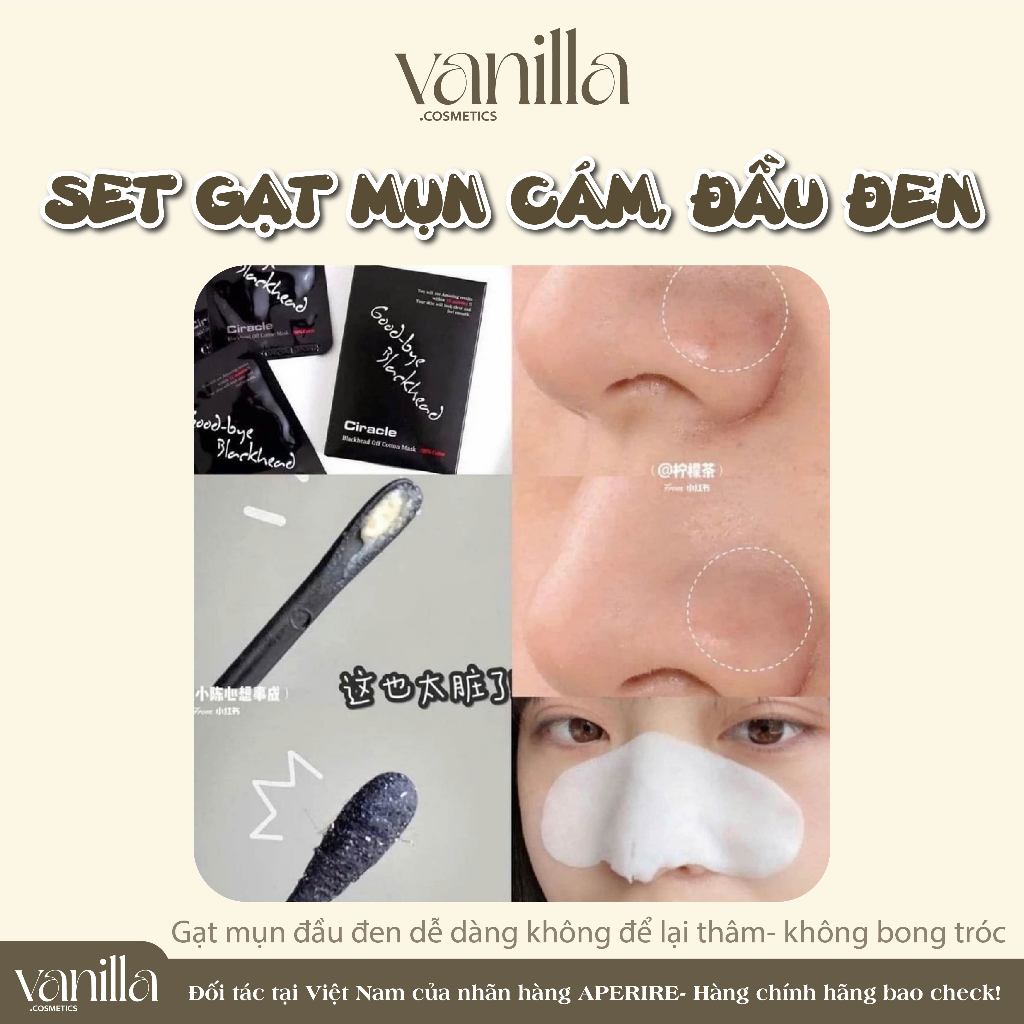 Miếng dán mụn đầu đen Ciracle Good Bye Blackhead Cotton Mask - mặt nạ lột mụn đầu đen