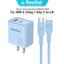 Bộ Sạc Nhanh 30W Basefast GaN 2 Cổng Siêu Bền Cho Xs/12/11/13/14/Pro Max (Type C-LN)