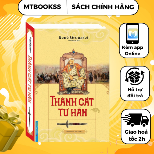 Sách - Thành Cát Tư Hãn - bìa cứng