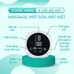 Máy Hút Sữa Có Dây Kamidi Max Máy Hút Sữa Điện Đôi Phễu Hút Silicon Mềm Mại Kèm Bình Sữa Có Núm Ti Cho Bé — ảnh 4