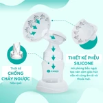 Máy Hút Sữa Có Dây Kamidi Max Máy Hút Sữa Điện Đôi Phễu Hút Silicon Mềm Mại Kèm Bình Sữa Có Núm Ti Cho Bé — ảnh 5