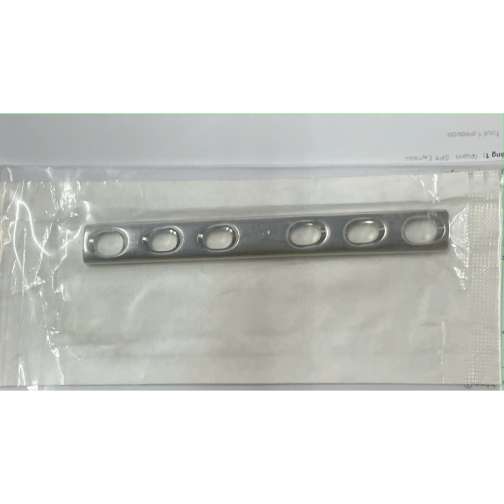 Nẹp xương bản trung 6 lổ,  8 lổ, 10 lổ, 12 lổ. Nẹp y khoa Chấn thương chỉnh hình.