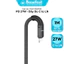 Cáp Sạc Nhanh 27W Basefast Cho Xr/Xs Max/11/12/13/14 Series (Type C-LN) Bọc Dù Dài 1/2M