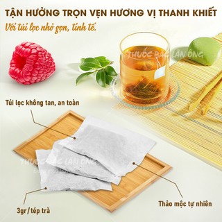 Trà lá mâm xôi túi lọc, hỗ trợ làm dày niêm mạc tử cung, điều hòa kinh nguyệt, hỗ trợ ivf-iui