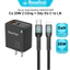 Bộ Sạc Nhanh 20W Basefast Củ PD20W Kèm Cáp Sạc Dù Cho 8Plus/Xs/11/12/13/14 Prm
