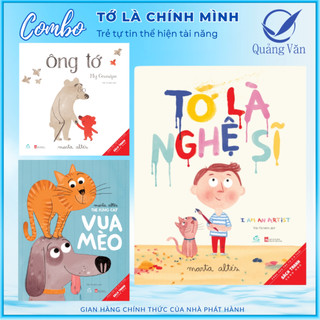 Sách Song Ngữ Combo Trẻ tự tin thể hiện tài năng Tớ là nghệ sỹ +Ông tớ + Vua mèo Cho bé 3-8 tuổi