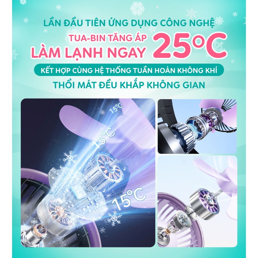 Quạt Tích Điện Mini Kamidi - Quạt Kẹp Xe Đẩy, Quạt Kẹp Nôi Cho Bé