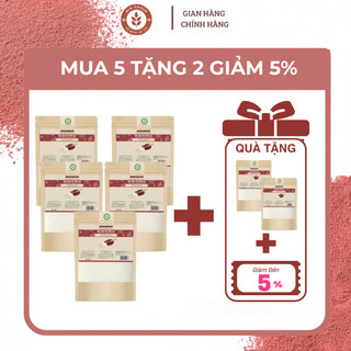 Bột đậu đỏ hữu cơ MIKORGANIC 50G - Đắp mặt nạ, tắm trắng, tẩy da chết mờ thâm với Bột đậu đỏ hữu cơ