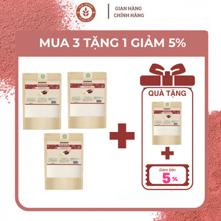 Bột đậu đỏ hữu cơ MIKORGANIC 50G - Đắp mặt nạ, tắm trắng, tẩy da chết mờ thâm với Bột đậu đỏ hữu cơ