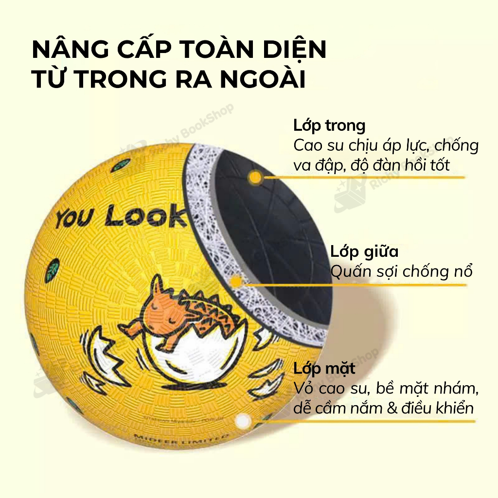 Bóng Cao Su Bơm Hơi, Đồ Chơi Vận Động Cho Bé Mideer Playground Ball