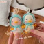 Móc Khoá Len Vịt Cầu Mưa Đội Mũ Trùm Dễ Thương Handmade
