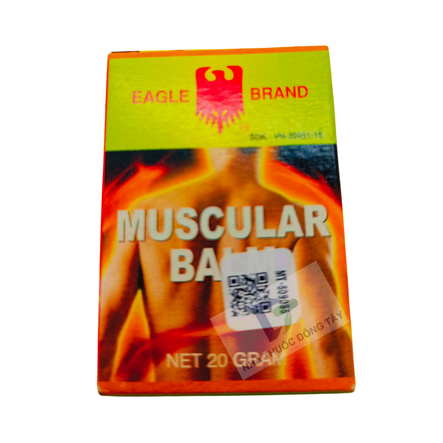 Dầu cù là Con Ó (cao xoa) EAGLE MUSCULAR BALM 20g