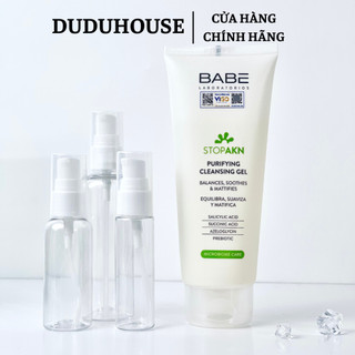 (Hàng Công TY) Sữa Rửa Mặt Cho Da Dầu Mụn Babe Laboratorios Purifying Cleansing Gel 200ml Duduhouse