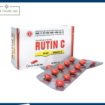 (CHÍNH HÃNG)RUTIN C Hộp 100 viên nén Đại Uy