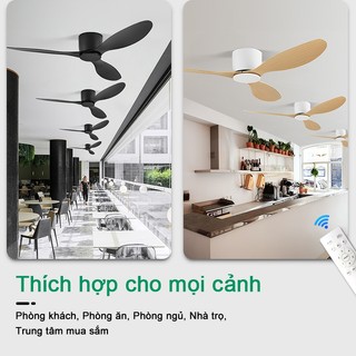 【COD】Quạt trần cổ ngắn 17cm Gogeousquạt trần trang trí phòng khách quạt trần 3 cánh