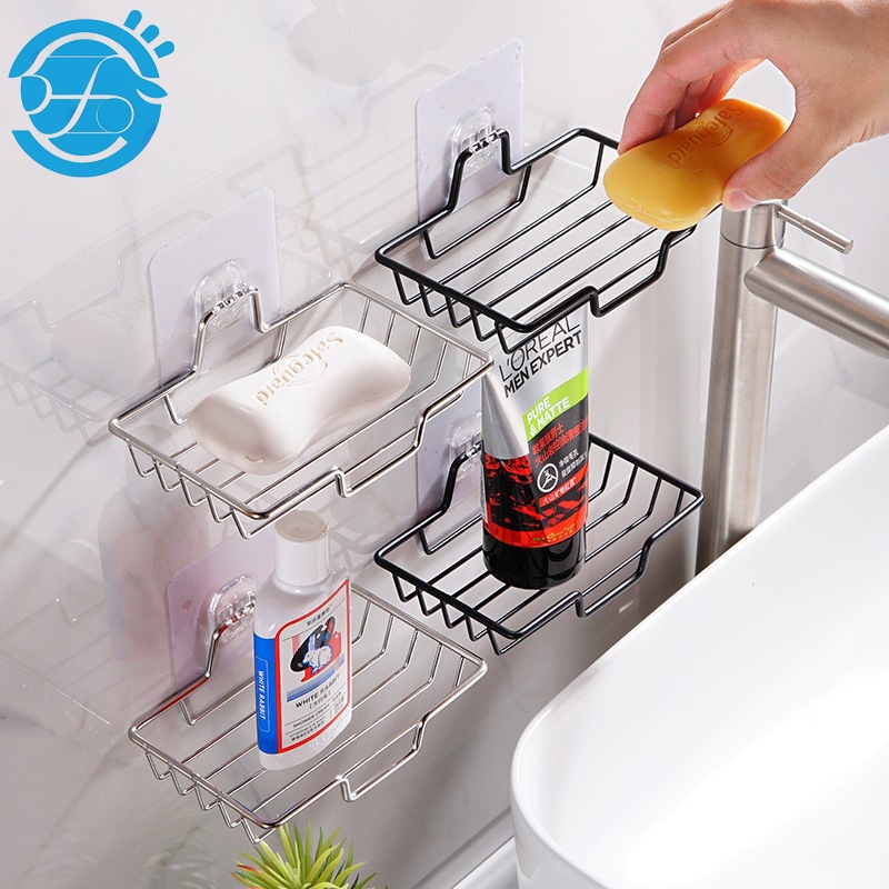 Khay Đựng Xà Phòng Bằng Thép Không Gỉ, Khay Đựng Đồ Dán Tường Nhà Tắm
