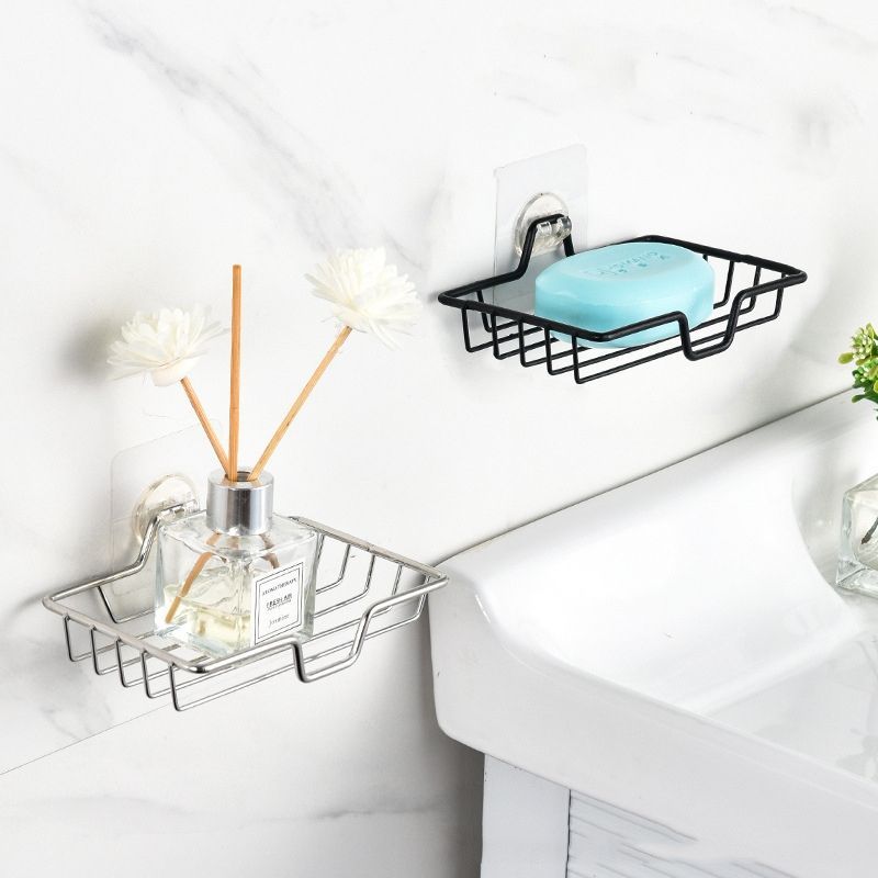 Khay Đựng Xà Phòng Bằng Thép Không Gỉ, Khay Đựng Đồ Dán Tường Nhà Tắm
