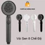 vòi sen tắm tăng áp5 chế độ điều chỉnh Có thể tháo rời thành vòi xịt Nút bấm dừng nước Phù hợp nhiều không gian