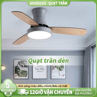 【COD】Quạt trần phòng khách 3 màu quạt trần 3 cánh gỗ /Phòng ngủ,Thích hợp cho phòng ngủ, phòng ăn