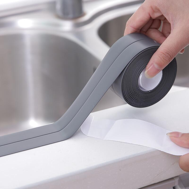 Miếng Dán Tường Chống Thấm Nước Trong Phòng Tắm - Dải Niêm Phong Dính PVC Để Sử Dụng Bồn Rửa Và Nhà Bếp