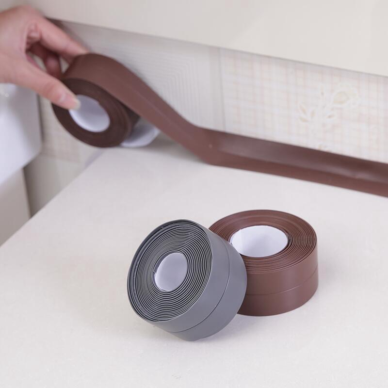 Miếng Dán Tường Chống Thấm Nước Trong Phòng Tắm - Dải Niêm Phong Dính PVC Để Sử Dụng Bồn Rửa Và Nhà Bếp