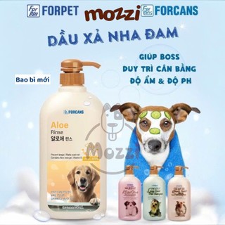 Sữa tắm Forcans Hàn Quốc Nha đam Chai 750ml cho chó lông ngắn, lông dài