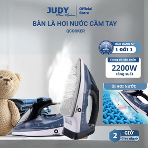 Bàn ủi hơi nước cầm tay, bàn là hơi nước RAF R.1234 công nghệ hơi nước Solphete ĐẾ GỐM 2200W ỦI PHẲNG NHANH mọi loại vải